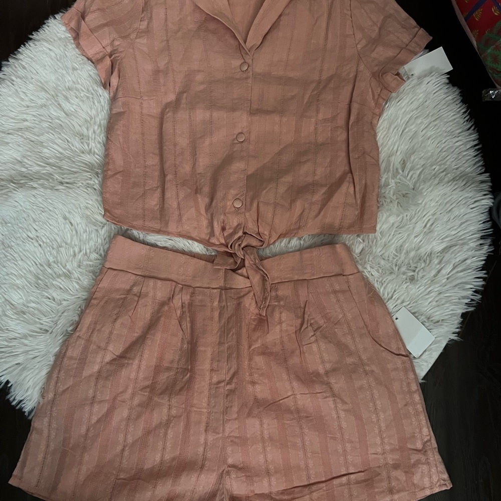 New woman’s Top and Shorts Set